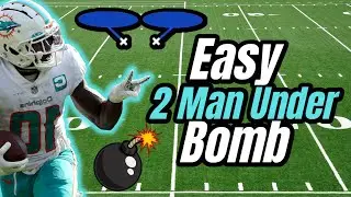 One Play TD против Cover 2 Man Defense в Madden 23
