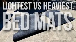 Lightest vs HEAVIEST Bed Protection!  Access vs Black Armor Bed Mats!