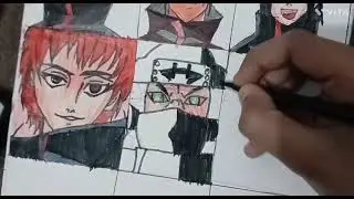 Kakuzu#naruto Shippuden #drawing akatsuki members part 7