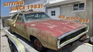 ABANDONED 1970 Dodge Charger runs after sitting for 39 years!