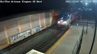 Amtrak #4 (06) Southwest Chief from Kingman, Winslow, and Gallup (12/2022)