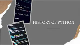 The History of Python