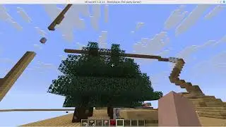 weird purple sky on my minecraft server