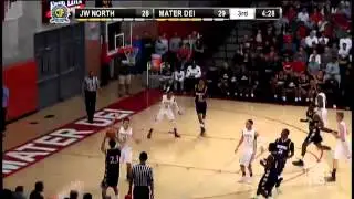 J.W. North #23 Dikymbe Martin gives Huskies first lead with a 3pter