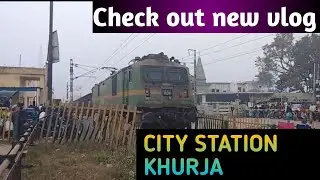 Khurja city station|| support my channel 🙂|| #like #subscribe #viral 