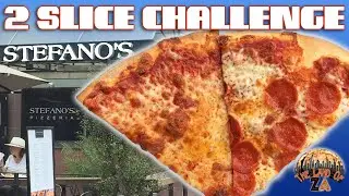 Stefano's Pizzeria (Santa Monica, CA) - NY Pizza Review 2 SLICE CHALLENGE