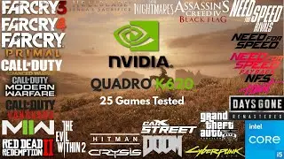 Intel i5 4440 | Quadro K620 | 12Gb Ram | 25 Games Tested