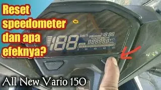 Mengenal fitur dan cara reset speedometer digital all new Vario 150