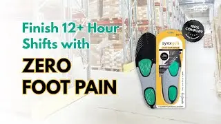 12+ Hours of Pain Relief Support for Tough Shifts #workbootinsoles