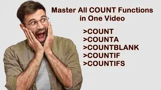 Master Excel COUNT Functions in One Video | COUNT, COUNTA, COUNTIF & COUNTIFS #excel #viral