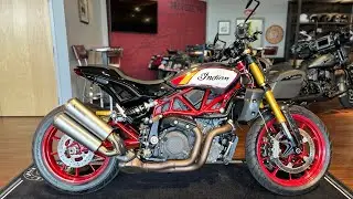 2022 Indian FTR Championship Edition Carbon Fiber with Racing Graphics