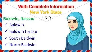 Zip code of Baldwin Nassau, Baldwin Harbor, South Baldwin, North Baldwin NY US