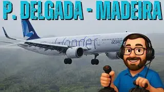 Voo de S&atilde;o Miguel &aacute; Madeira no A321neo da Azores Airlines ✈️