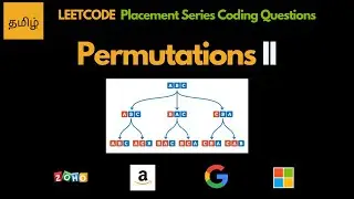 Permutations II - Backtracking - Leetcode 47 - Tamil