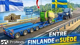 UN VIEUX RENAULT, UNE KRONE, ENTRE FINLANDE ET SUEDE ! 🤩 - Eurotruck simulator 2