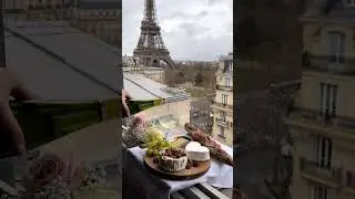 Wine and Cheese with the best view ✨ 🇫🇷