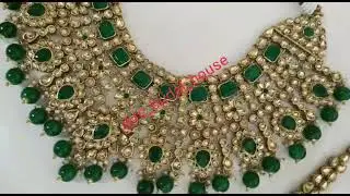 Reverse ad bridal jewellery set