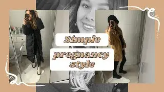 SIMPLE PREGNANCY STYLE - One base outfit styling options