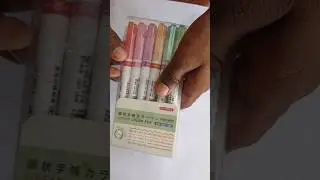 Linear Color Pen I Rolling Pen I Linear Roller Curve Pens #linear #colorpen #penreview #creative