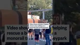 Boy rescued while walking monorail track at Hersheypark