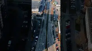 300 meters above the city  #travel #cityaerialview #drone
