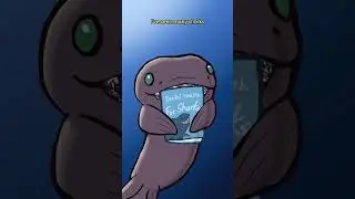 Плащеносная акула 🦎🦈 #анимация #оригинал #мультфильм