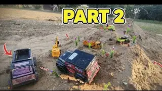 Ret ka Pahad aur Khilone: JCB aur Tractor ka Kamaal!  Part 2 🚜✨  