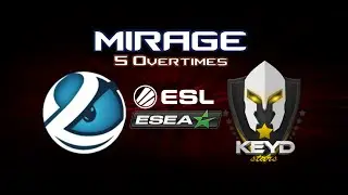 [CSGO] KeyD Stars vs Luminosity 5OT's Highlights (6.11.2015)