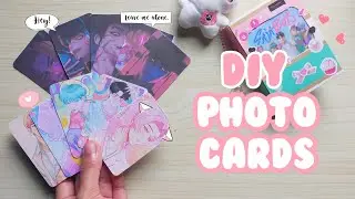 How to make photo cards at home without photo paper. | DIY | Easy craft | Lomo card | Kpop.