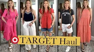 Target Summer Clothing Try-On Haul!