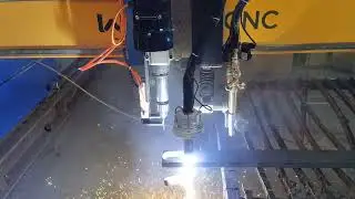 China 200A Plasma Source CNC Gantry Plasma Cutting Machine