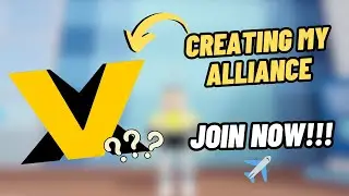 Creating my ALLIANCE at Cabin Crew Simulator | ROBLOX | AlyXV