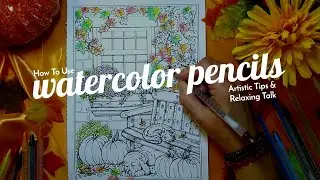 How to use watercolor pencils in coloring books