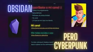 Toma notas a lo CyberPunk con Obsidian #short