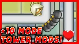 NEW x10 Mode! (TOWER MODS) Bloons TD Battles (BTD Battles)