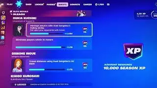 How to get the Bleach Animation loading screen in Fortnite Blitz Royal