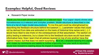 Tips for Conference Reviewers