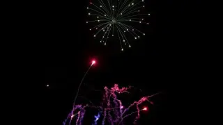 3 x Tremor Feuerwerksbatterie Kategorie F4 mit Colori Euphoria 150 mm und Regenbogenblume 125 mm