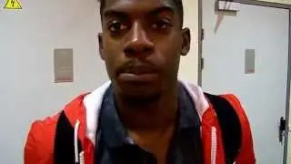 Mana Demb&eacute;l&eacute; apr&egrave;s le match Mali-Ghana (1-1)  le 31 mars 2015 au stade charlety &agrave; Paris