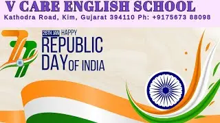 Republic day 2026 // V Care English School // 26-01-2026