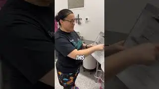 Dressing like our boss at work prank! #funny #food #bakery
