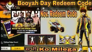 Free Fire Redeem Code Today 22 November 2021 | FF Redeem Code Today | Free Fire