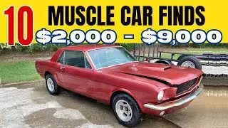 Cheap Muscle Cars Top 10 Deals from the 1960s and 1970s Under $9,000 on Facebook Marketplace!