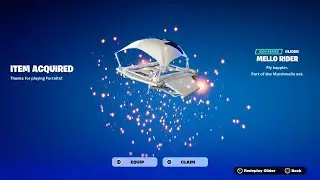 How To Get Mello Rider Glider NOW FREE In Fortnite! (Mello Rider Glider)