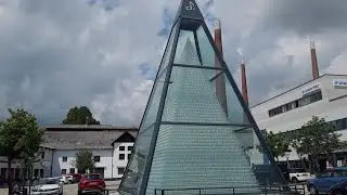 Glasstadt Zwiesel, Glasblaeser Kunst im Bayerischen Wald