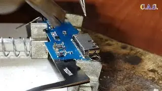 Samsung Galaxy Note 3 - Замена USB разъема (От КАС)