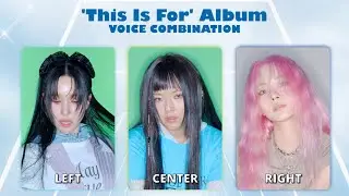 TWICE - 'THIS IS FOR' ALBUM Voice Combination (Different Ear, Different Member)