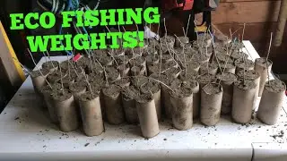ECO FISHING WEIGHTS, Making Cheap Fishing Weights , rough ground