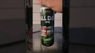 Cracking Open a Founders ALL Day IPA #beercan #beer #IPA #michigan