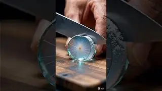 I created this using InVideo Al. #ASMR #GlassArt #QueerlyRelaxation #Crunchy #RelaxingSounds